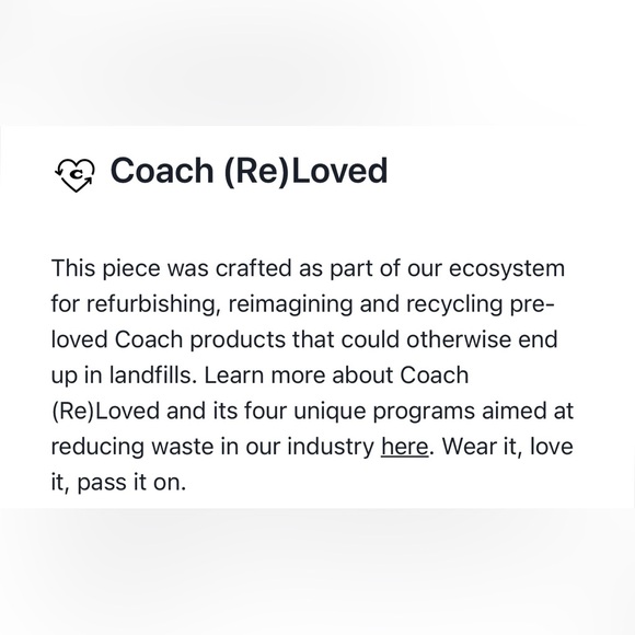 Coach Restored Signature Chain Central Tote NWOT - Picture 9 of 9